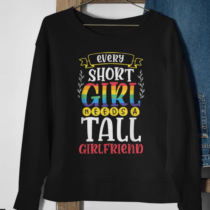 Lgbt Gay Pride Month Every Short Girl Sweatshirt Gifts for Old Women