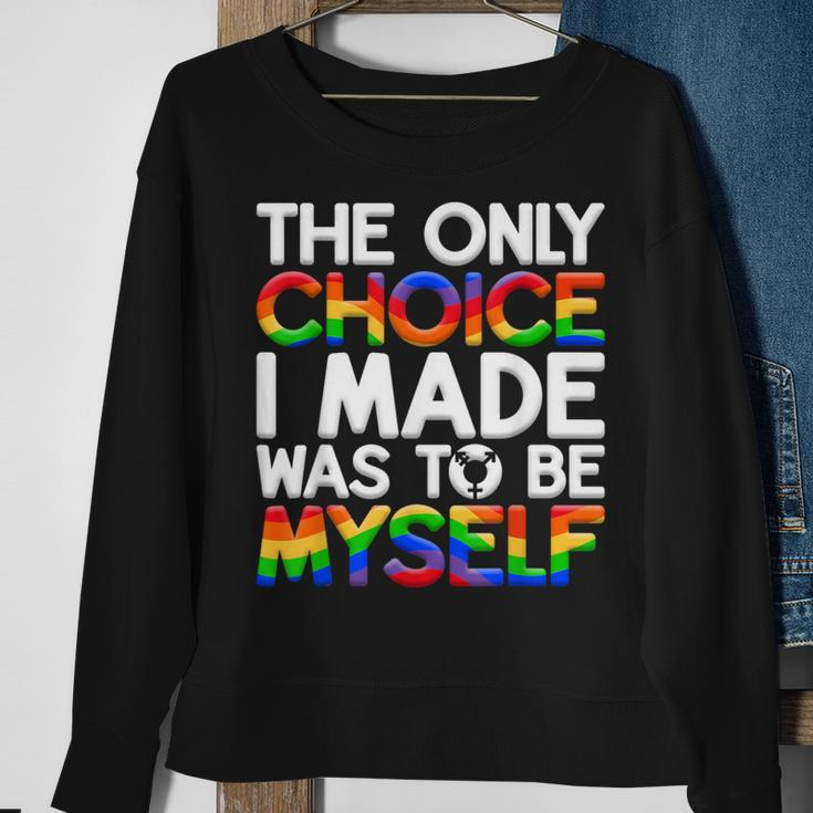 Lgbt Pride Equality Pride Lgbtq Non Binary Sweatshirt Gifts for Old Women