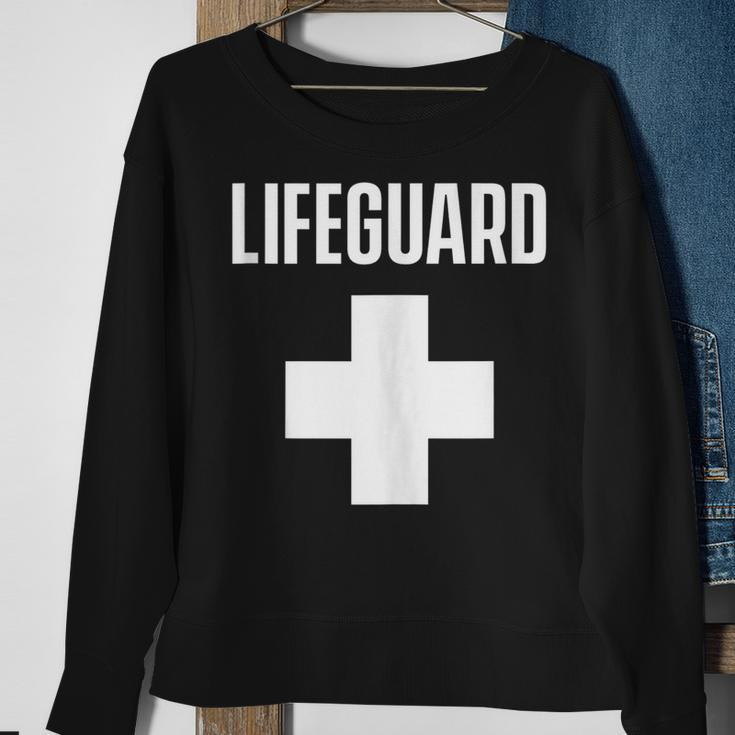 Lifeguard Sayings Life Guard Job Sweatshirt Gifts for Old Women