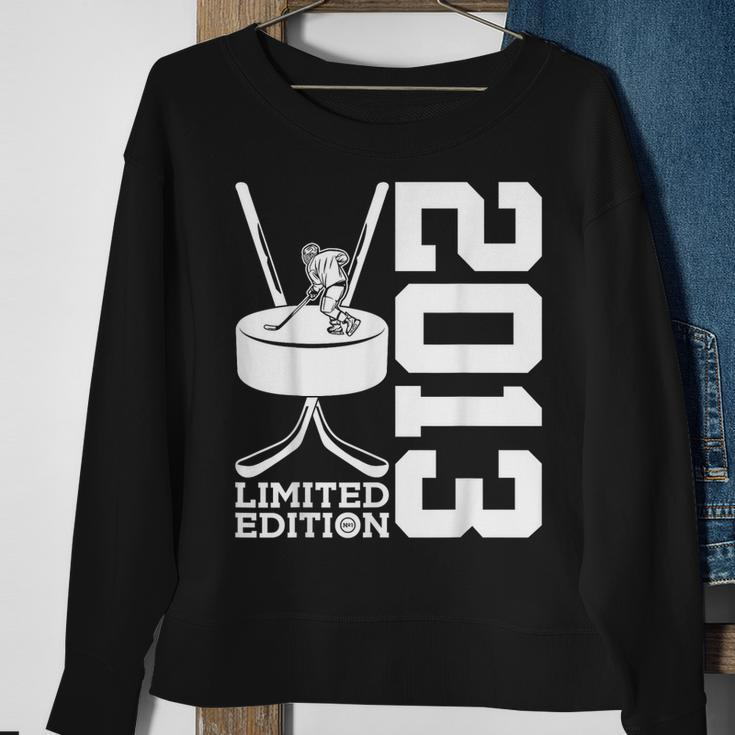 Limited Edition 2013 Ice Hockey 10Th Birthday Sweatshirt Gifts for Old Women