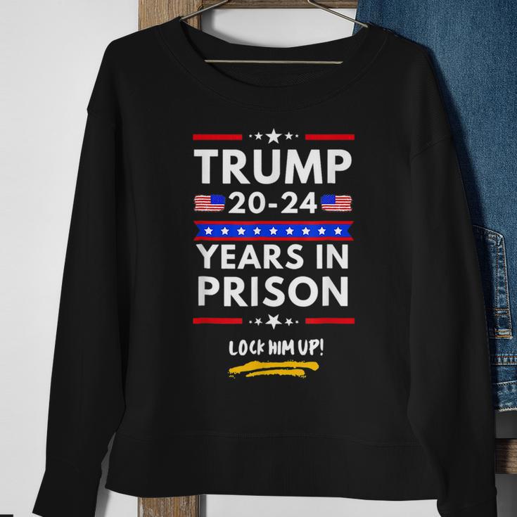 Lock Him Up 2020 2024 Years In Prison Anti Trump Political Sweatshirt Gifts for Old Women