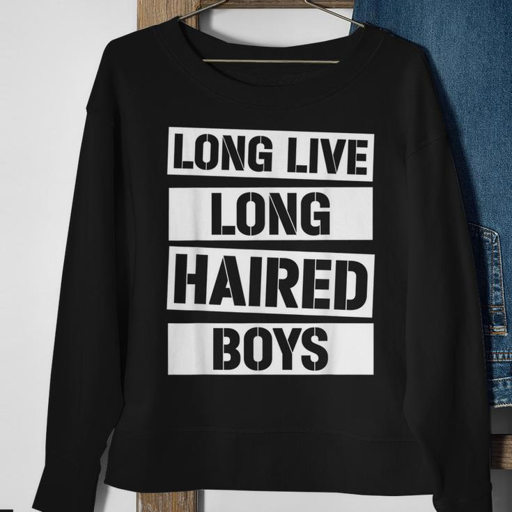 Long Live Long Haired Boys Long Hair Long Hair Kids Men Boy Sweatshirt Gifts for Old Women