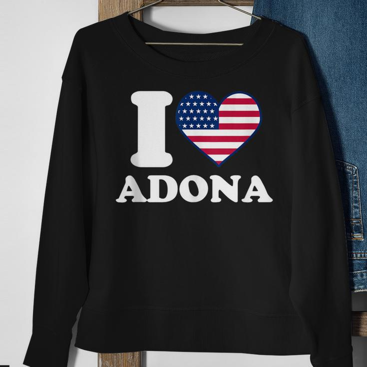 I Love Adona I Heart Adona Sweatshirt Gifts for Old Women
