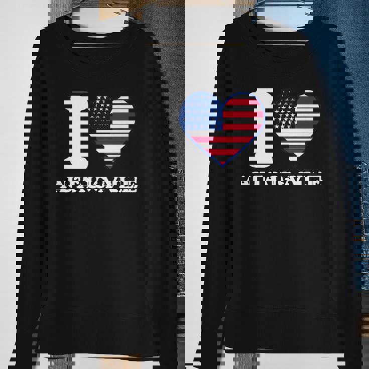 I Love Autaugaville I Heart Autaugaville Sweatshirt Gifts for Old Women