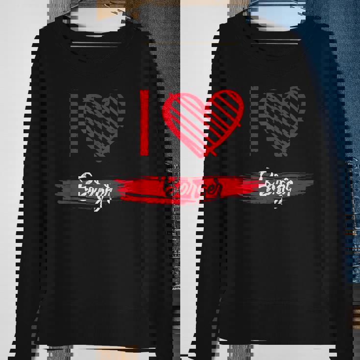 I Love Borger I Heart Borger Sweatshirt Gifts for Old Women