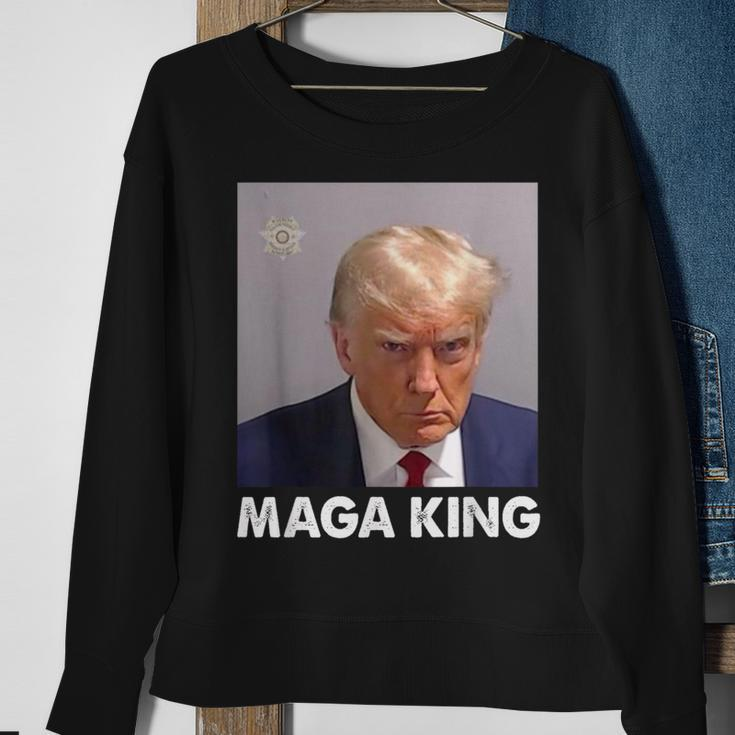 Maga King Trump Never Surrender Sweatshirt Gifts for Old Women