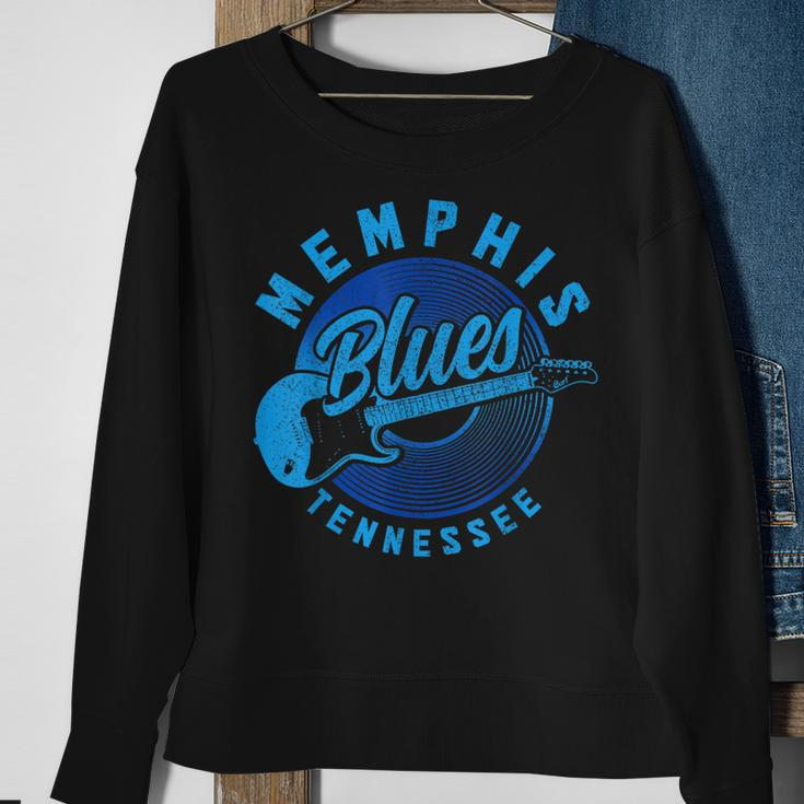 Memphis Tennessee Tn Pride Guitar Blues Music Vintage Sweatshirt Gifts for Old Women