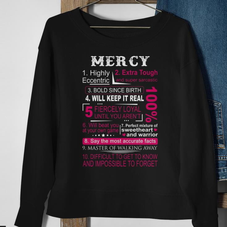 Mercy Name Gift 100 Mercy Sweatshirt Gifts for Old Women