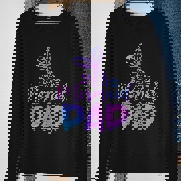 Mermaid Dad Mermaid Birthday Party Themed Party Family Sweatshirt Gifts for Old Women Mermaid Dad Mermaid Birthday Party Themed Party Family Sweatshirt Gifts for Old Women