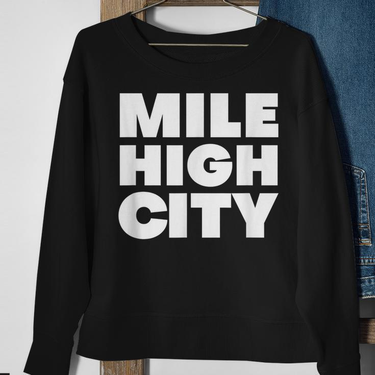 Mile High City - Denver Colorado - 5280 Miles High Sweatshirt Gifts for Old Women