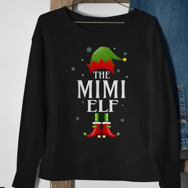 Mimi Elf Xmas Matching Family Group Christmas Party Pajama Sweatshirt Gifts for Old Women