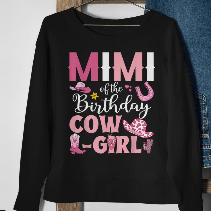 Mimi Of The Birthday Cowgirl Rodeo Party Bday Girl Party Sweatshirt Gifts for Old Women