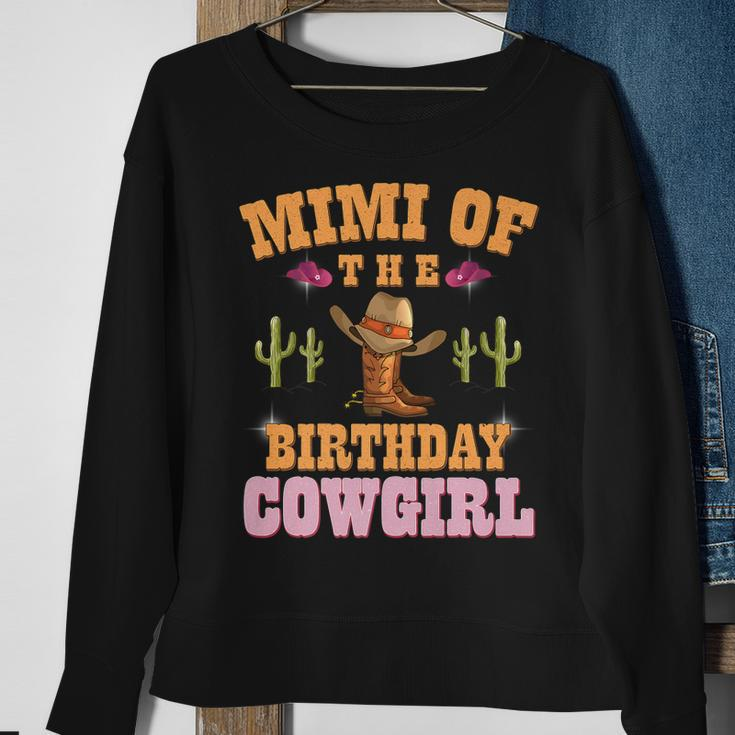 Mimi Of The Birthday Cowgirl Western Themed Girls Birthday Sweatshirt Gifts for Old Women