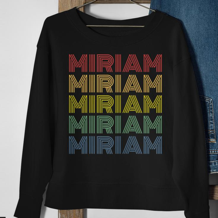 Miriam Personalized Name Retro 70S Vintage Sweatshirt Gifts for Old Women