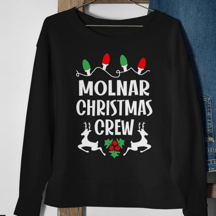 Molnar Name Gift Christmas Crew Molnar Sweatshirt Gifts for Old Women