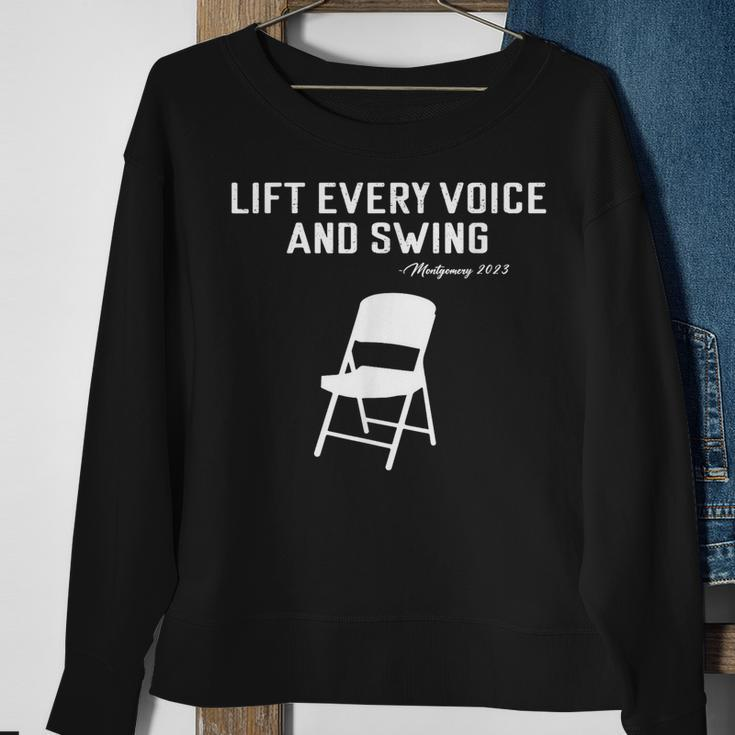 Montgomery Folding Chair Lift Every Voice And Swing Trending Sweatshirt Gifts for Old Women