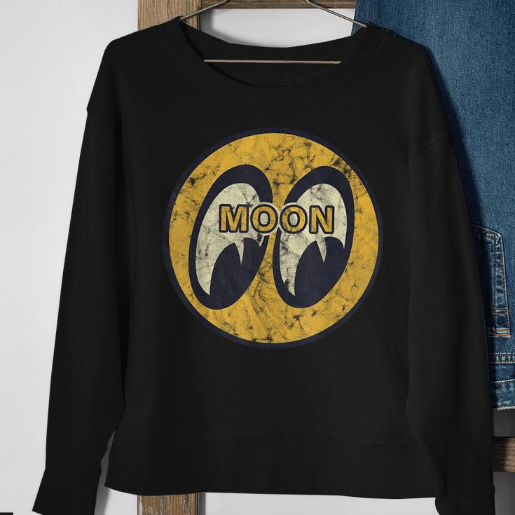 Moon Eyes Icon Graphic Sweatshirt Gifts for Old Women