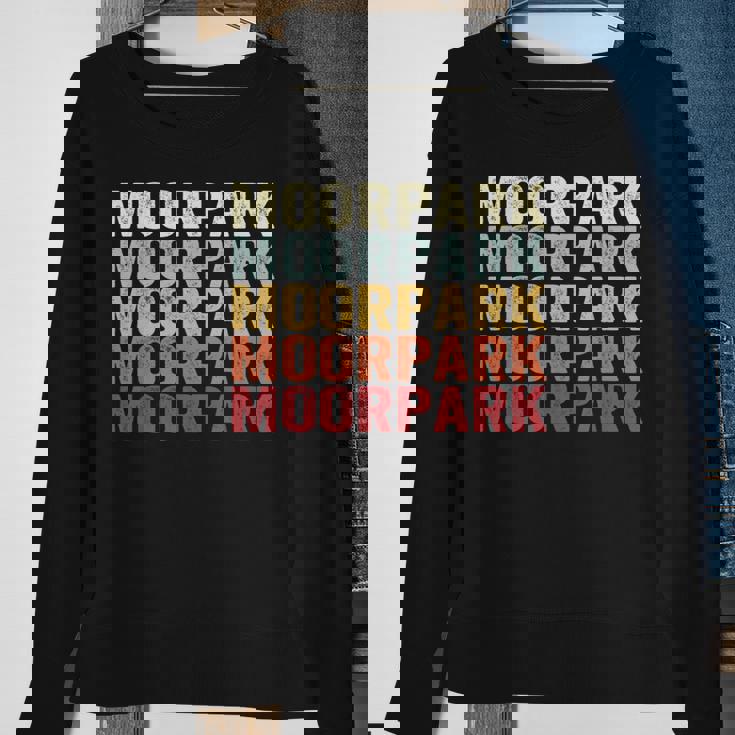 Moorpark California Moorpark Ca Retro Vintage Text Sweatshirt Gifts for Old Women