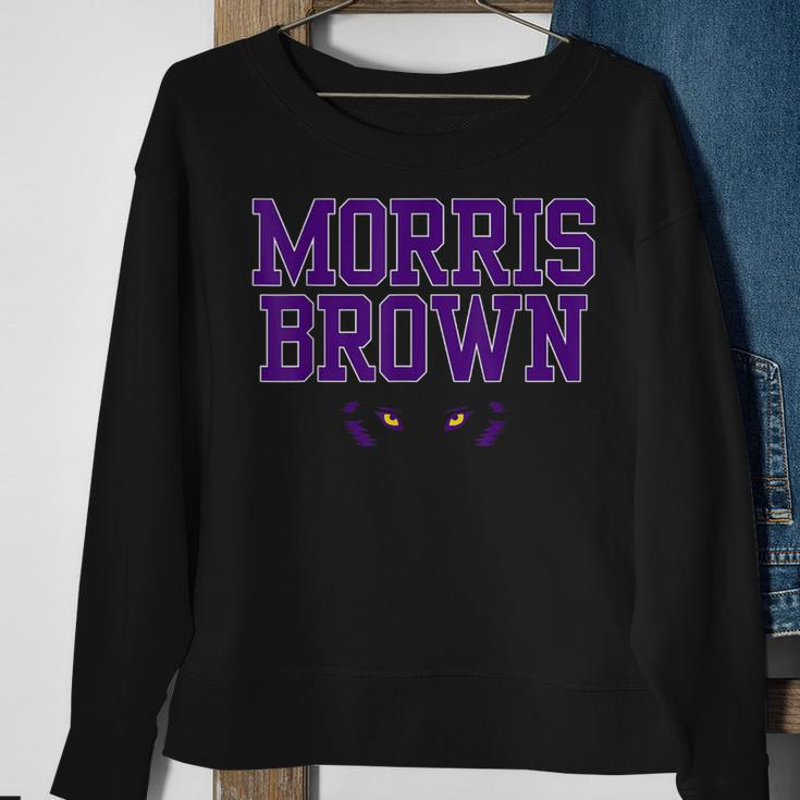 Morris Brown College 02 Wolf Eyes Wolverine Eyes Sweatshirt Gifts for Old Women