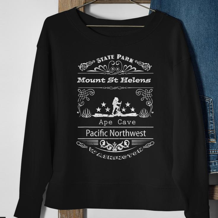 Mount St Helens Washington Casual Fashion Sweatshirt Gifts for Old Women
