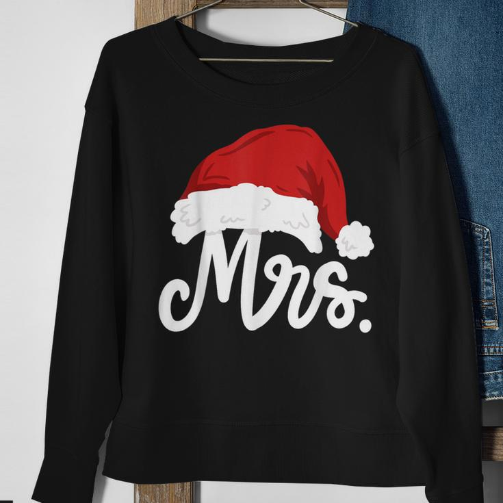 Mr And Mrs Santa Claus Couples Matching Christmas Pajamas Sweatshirt Gifts for Old Women