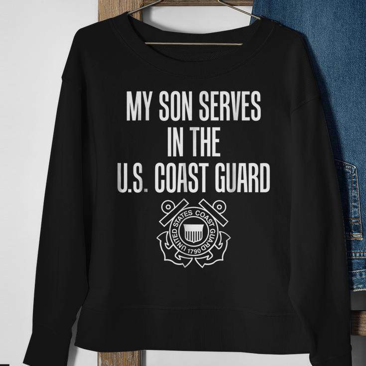 My Son Serve In The Us Coast Guard Sweatshirt Gifts for Old Women