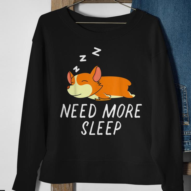 Need More Sleep Corgi Dog Pajama For Bedtime Sweatshirt Gifts for Old Women