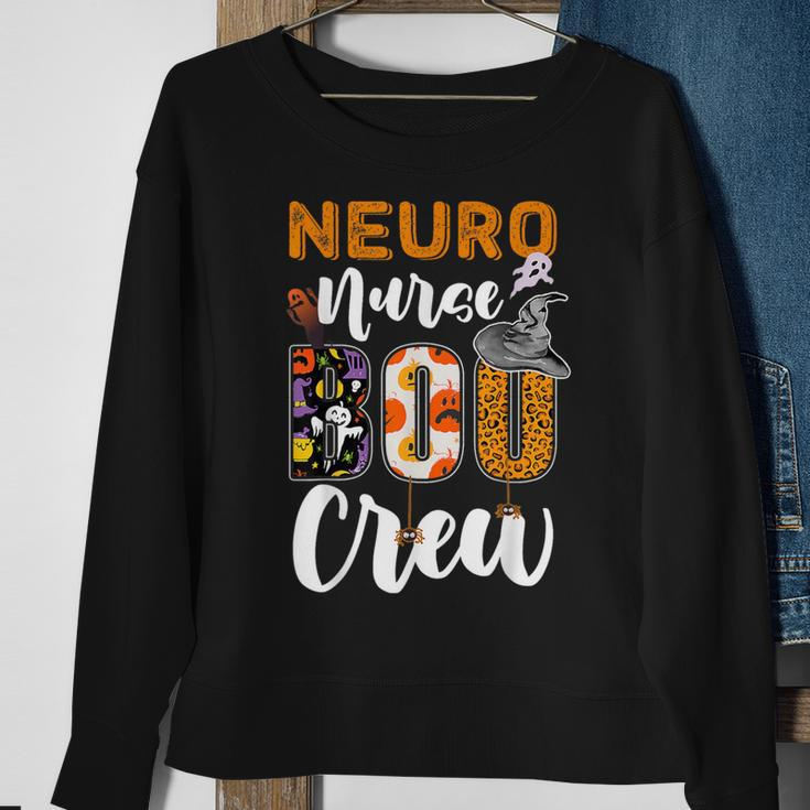 Neuro Nurse Boo Crew Ghost Halloween Nursing Spooky Sweatshirt Gifts for Old Women