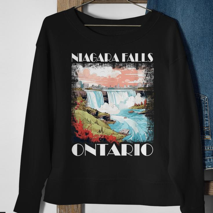 Niagara Falls Ontario Niagara Falls Sweatshirt Gifts for Old Women