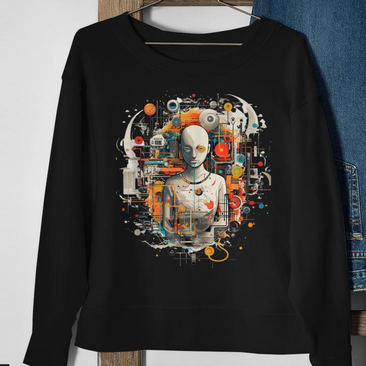 I Have No Idea What This Is Digital Future Prophet Sweatshirt Gifts for Old Women