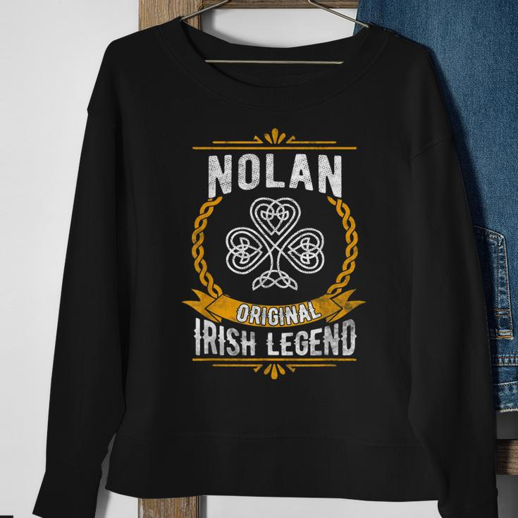 Nolan Irish Name Gift Vintage Ireland Family Surname Sweatshirt Gifts for Old Women