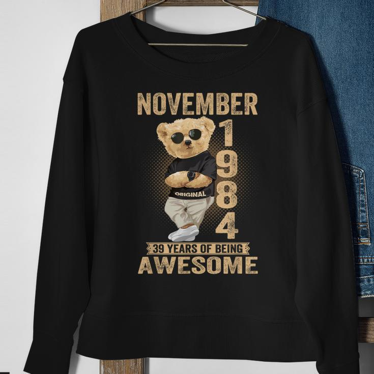 November 1984 39Th Birthday 2023 39 Years Of Being Awesome Sweatshirt Gifts for Old Women