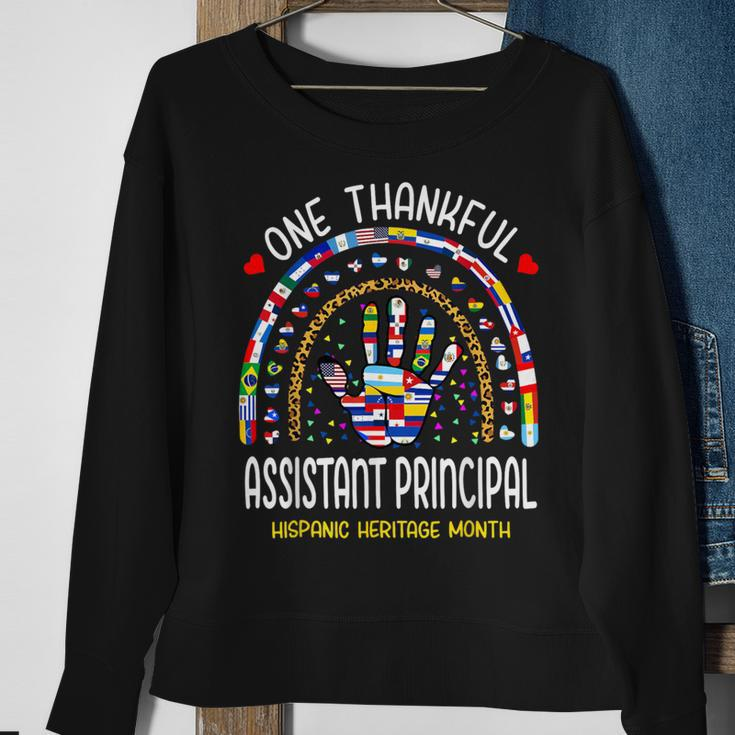 One Thankful Assistant Principal Hispanic Heritage Month Sweatshirt Gifts for Old Women