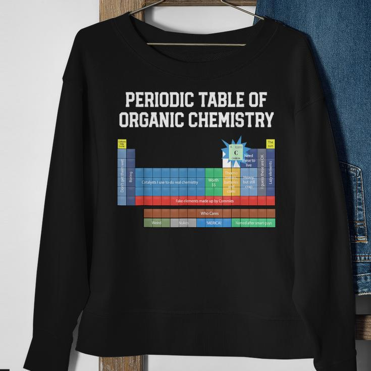 Organic Chemistry Joke Periodic Table Of Organic Chemistry Sweatshirt Gifts for Old Women