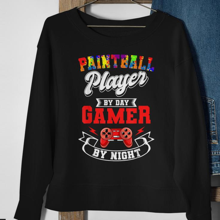 Paintball Paintballer Video Gamer Shooting Team Sport Master Sweatshirt Gifts for Old Women