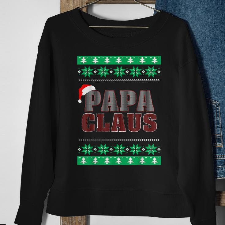 Papa Claus -Matching Ugly Christmas Sweater Sweatshirt Gifts for Old Women