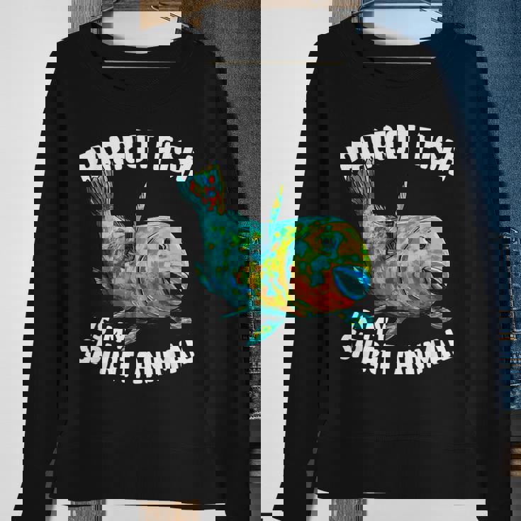 Parrotfish For Global Warming Activist Biologist Sweatshirt Gifts for Old Women