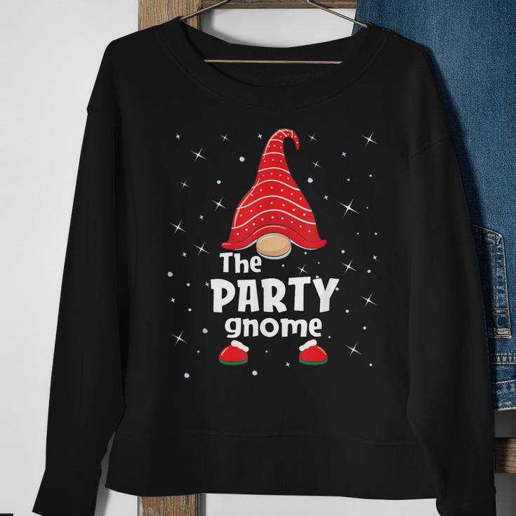 Party Gnome Family Matching Christmas Pajama Sweatshirt Gifts for Old Women
