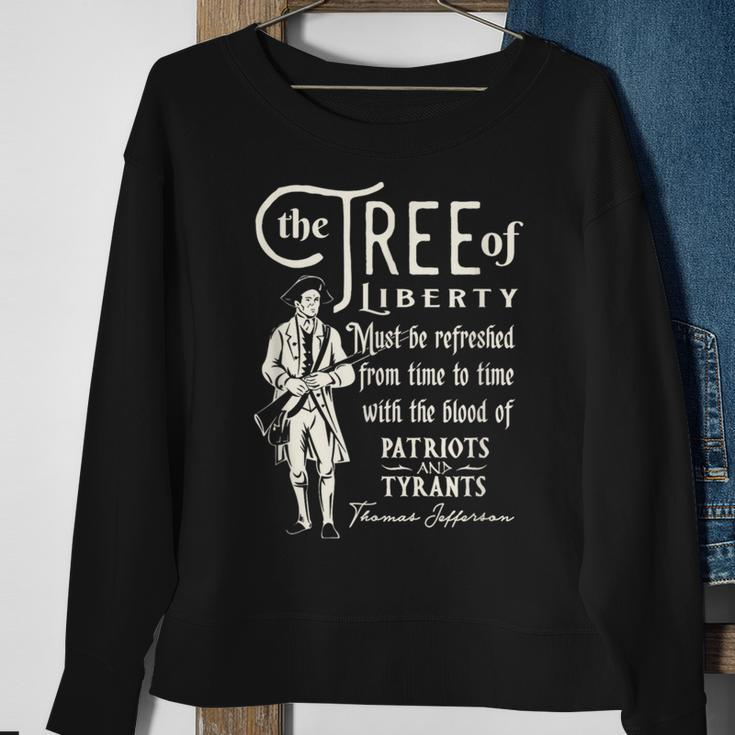 Patriotic Tree Of Liberty Conservative FreedomSweatshirt Gifts for Old Women