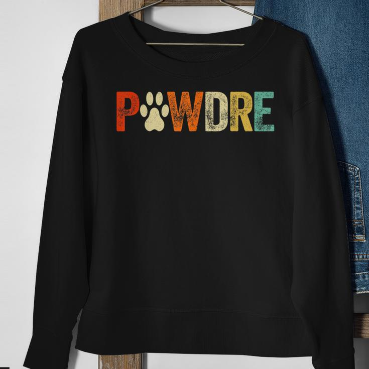 Pawdre Cat Dad Dog Dad Fathers Sweatshirt Gifts for Old Women