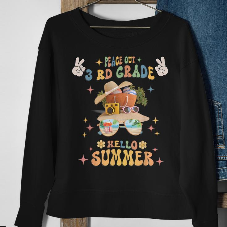 Peace Out 3Rd Grade Hello Summer Sweatshirt Gifts for Old Women