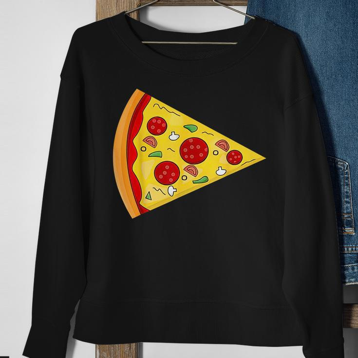Pizza Pie & Slice Dad And Son Matching Pizza Fathers Day Sweatshirt Gifts for Old Women