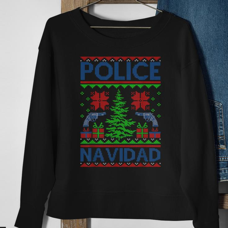 Police Navidad Ugly Christmas Sweater Sweatshirt Gifts for Old Women