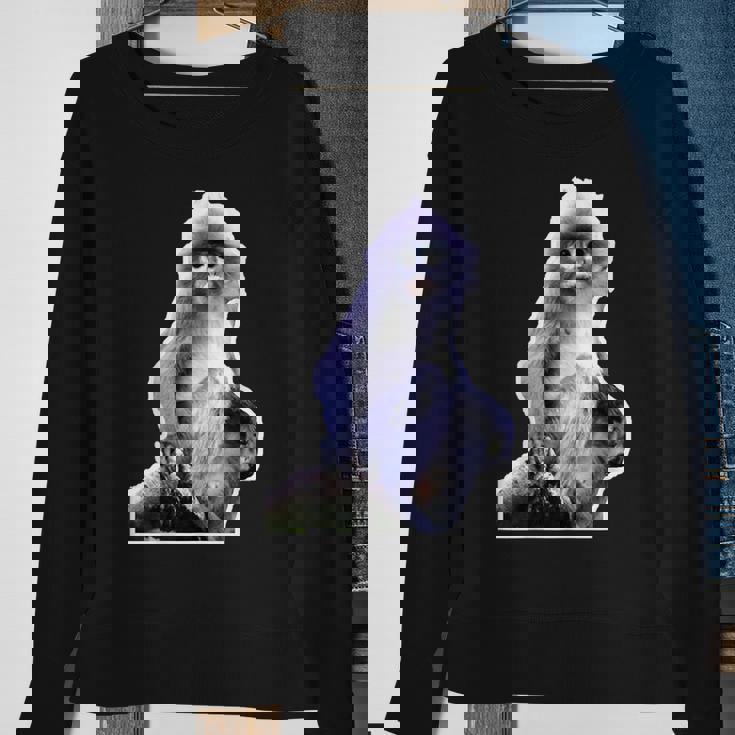 Popa Langur Lovers Sweatshirt Gifts for Old Women