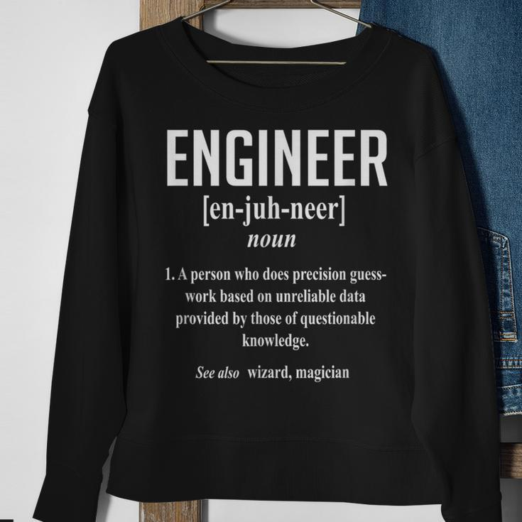 Precision Guesswork Engineer Wizard Magician Sweatshirt Gifts for Old Women