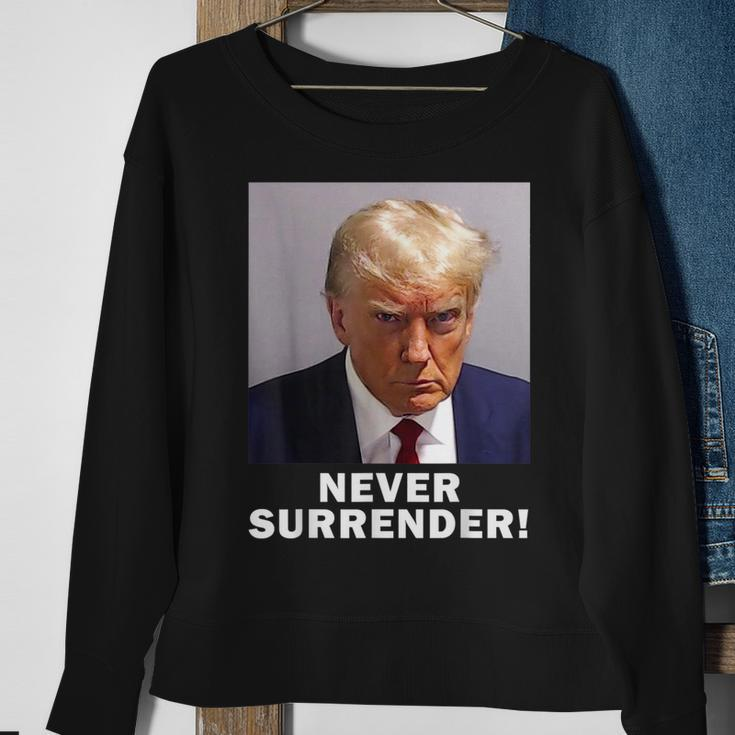 President Legend Trump 2024 Hot Never Surrender Sweatshirt Gifts for Old Women