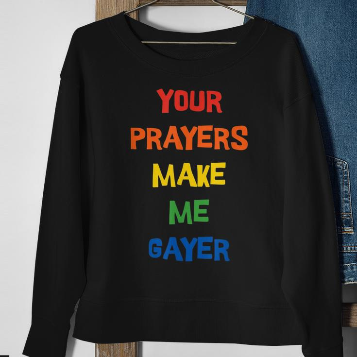 Pride Gay Lesbian Lgbtq Funny Religious Faith Sweatshirt Gifts for Old Women