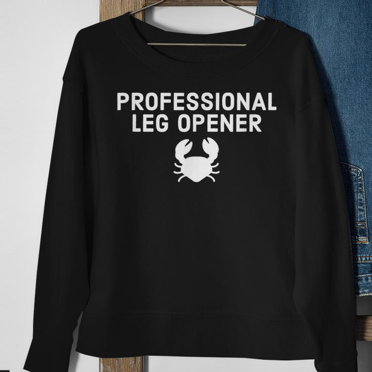 Professional Leg Opener Crab Legs Sweatshirt Gifts for Old Women