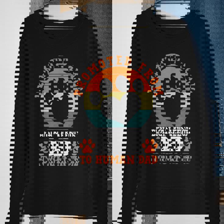 Promoted From Belgian Laekenois Dad Sweatshirt Gifts for Old Women