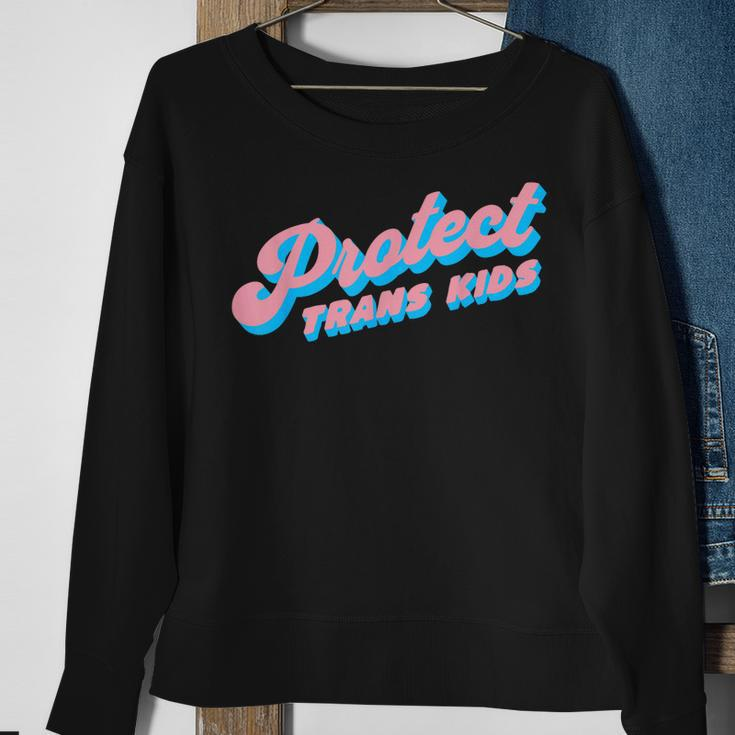 Protect Trans Kids Lgbt Pride Queer Sweatshirt Gifts for Old Women